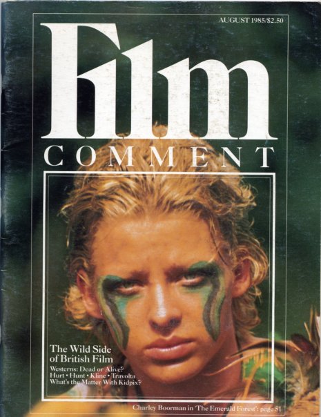 FILM COMMENT magazine side cover Issue 109 July/August 1985