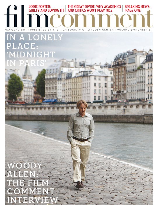 FILM COMMENT magazine side cover Issue 264  Vol 47 # 5 May/June 2011