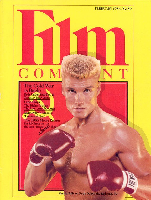 FILM COMMENT magazine side cover Issue 112 January/February 1986