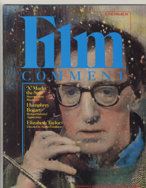FILM COMMENT magazine side cover Issue 114 May/June 1986