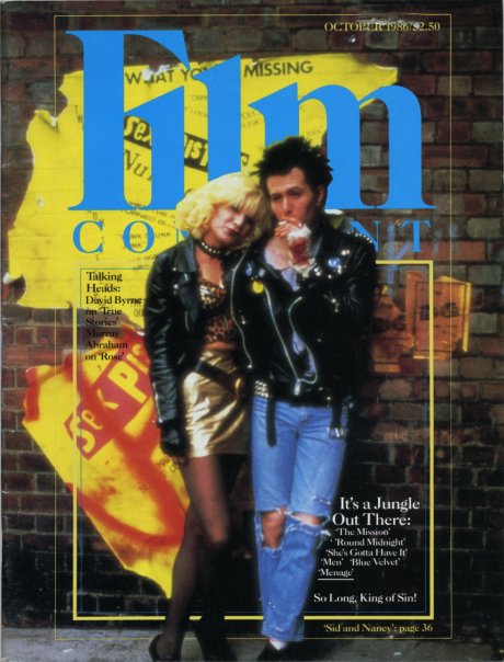 FILM COMMENT magazine side cover Issue 116 September/October 1986