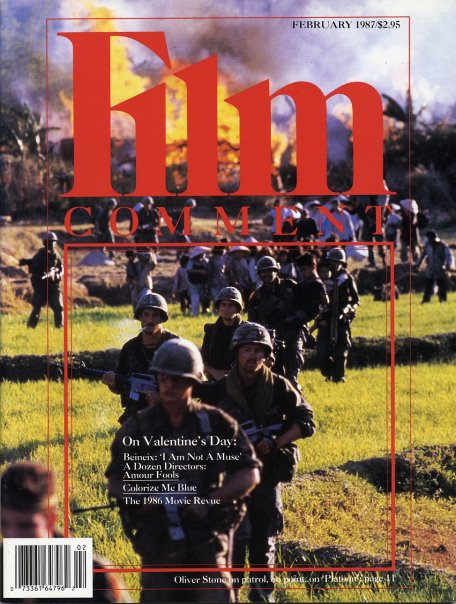 FILM COMMENT magazine side cover Issue 118 January/February 1987