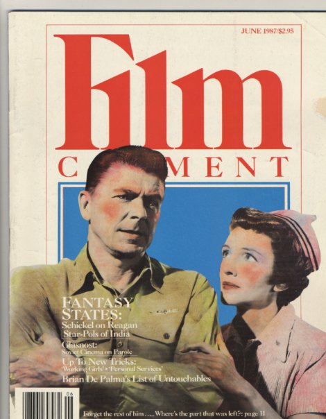 FILM COMMENT magazine side cover Issue 120 May/June 1987
