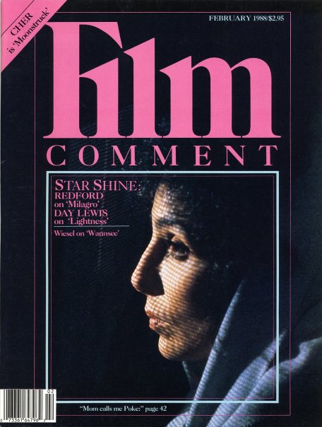 FILM COMMENT magazine side cover Issue 124 January/February 1988