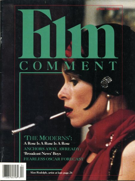 FILM COMMENT magazine side cover Issue 125 March/April 1988