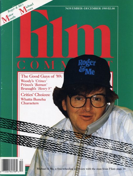 FILM COMMENT magazine side cover Issue 135 November/December 1989