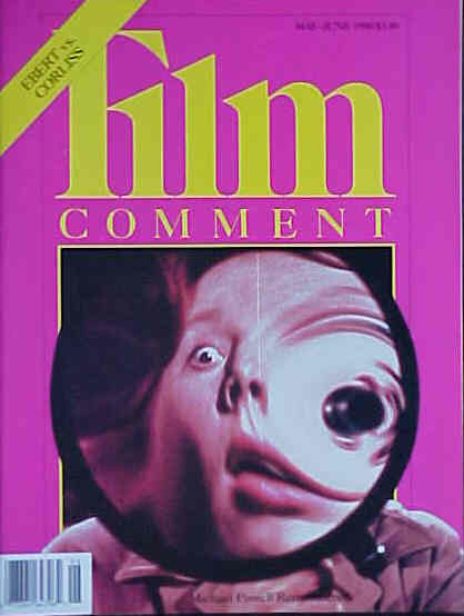 FILM COMMENT magazine side cover Issue 138 May/June 1990