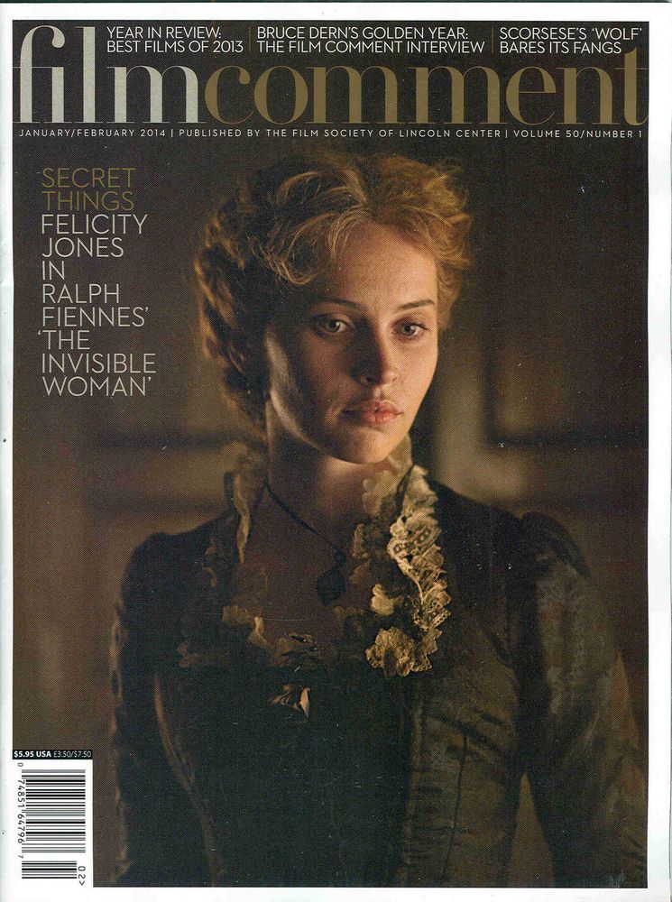 FILM COMMENT magazine side cover Issue 280  Vol 50 # 1 January/February 2014