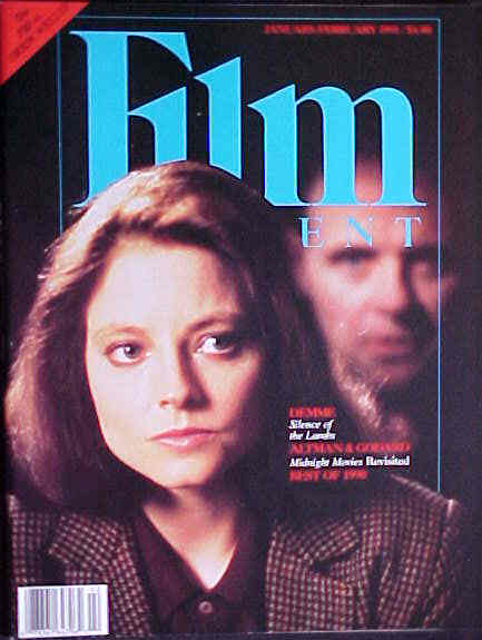 FILM COMMENT magazine side cover Issue 142 January/February 1991