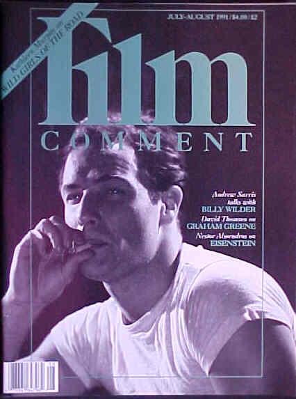 FILM COMMENT magazine side cover Issue 145 July/August 1991