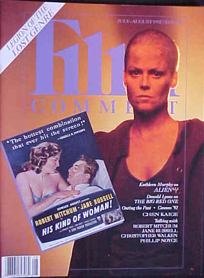 FILM COMMENT magazine side cover Issue 151 July/August 1992