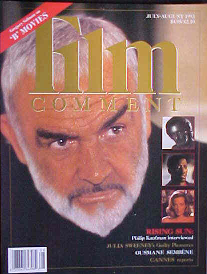 FILM COMMENT magazine side cover Issue 157 July/August 1993