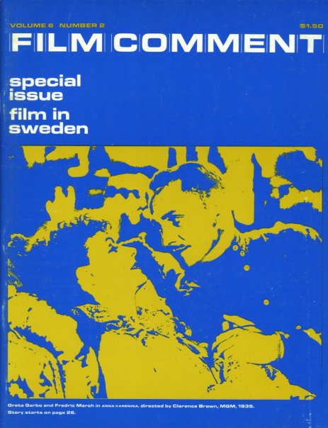FILM COMMENT magazine side cover Issue 23 Summer 1970