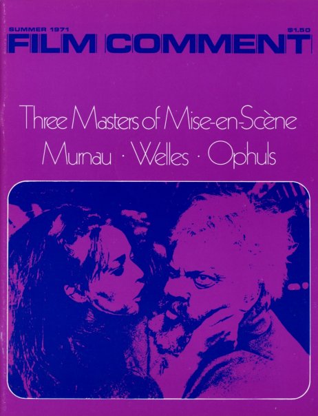 FILM COMMENT magazine cover Issue 27 Summer 1971