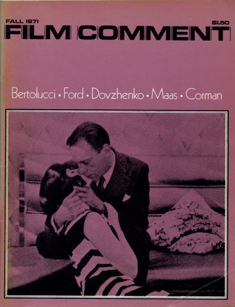 FILM COMMENT magazine side cover Issue 28 Fall 1971