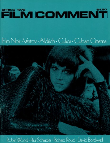 FILM COMMENT magazine side cover Issue 30 Spring 1972