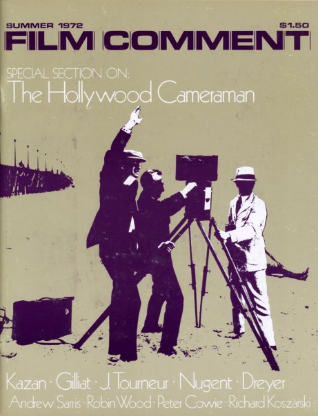 FILM COMMENT magazine side cover Issue 31 Summer 1972