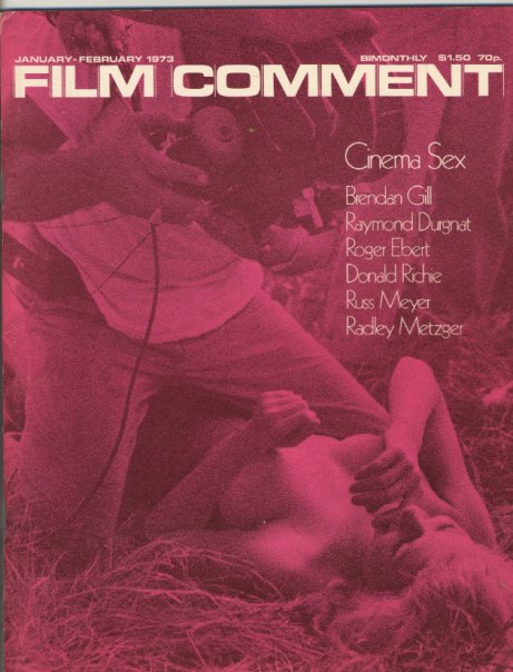 FILM COMMENT magazine side cover Issue 34 January/February 1973