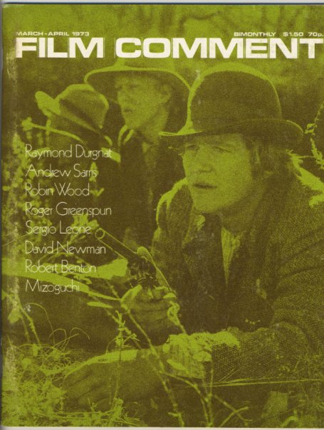 FILM COMMENT magazine side cover Issue 35  Vol 9 # 2 March/April 1973