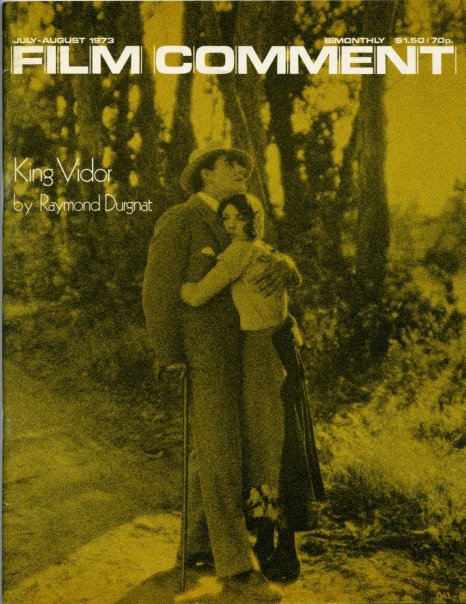 FILM COMMENT magazine side cover Issue 37 July/August 1973