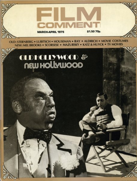 FILM COMMENT magazine side cover Issue 47 March/April 1975