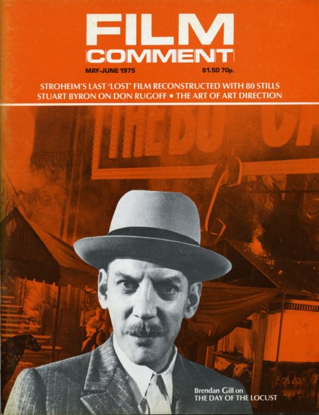 FILM COMMENT magazine side cover Issue 48 May/June 1975