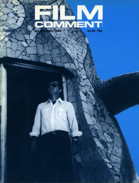 FILM COMMENT magazine side cover Issue 49 July/August 1975