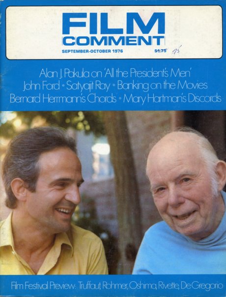 FILM COMMENT magazine side cover Issue 56 September/October 1976