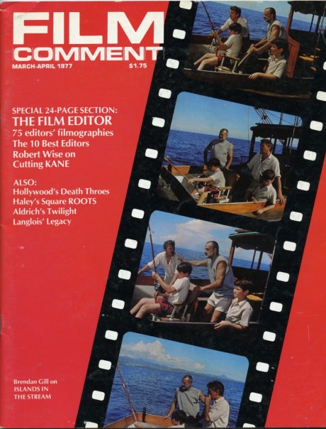 FILM COMMENT magazine side cover Issue 59 March/April 1977