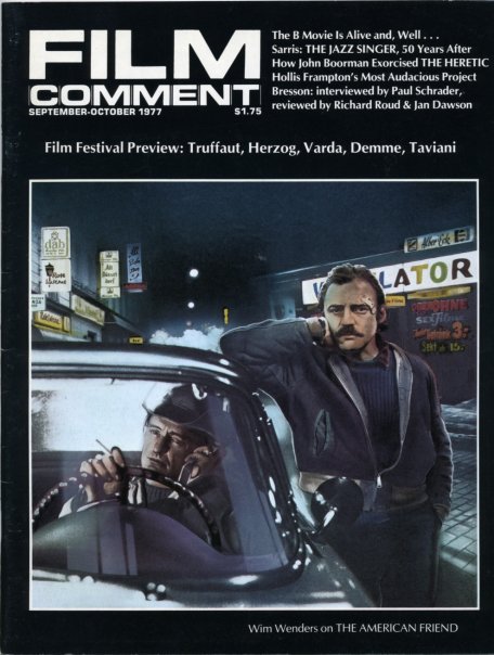 FILM COMMENT magazine side cover Issue 62 September/October 1977