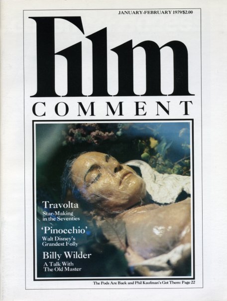 FILM COMMENT magazine side cover Issue 70 January/February 1979
