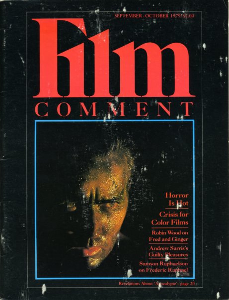 FILM COMMENT magazine side cover Issue 74 September/October 1979