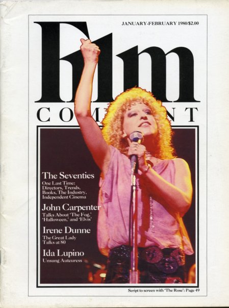 FILM COMMENT magazine side cover Issue 76 January/February 1980