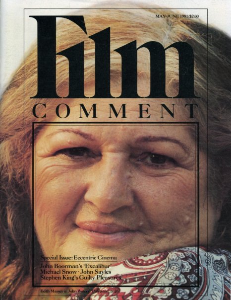 FILM COMMENT magazine side cover Issue 84 May/June 1981
