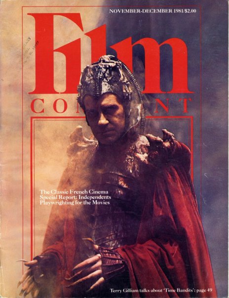 FILM COMMENT magazine side cover Issue 87 November/December 1981