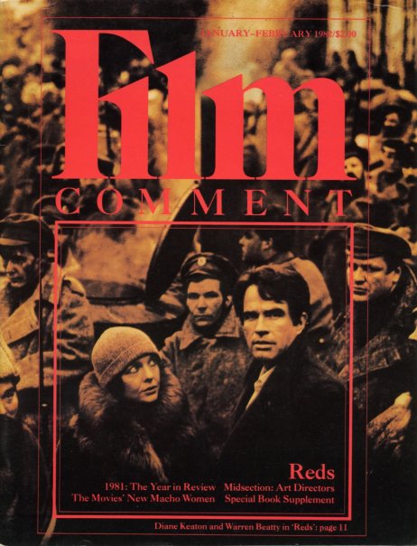 FILM COMMENT magazine side cover Issue 88 January/February 1982