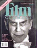 FILM COMMENT magazine side cover Issue 165 November/December 1994