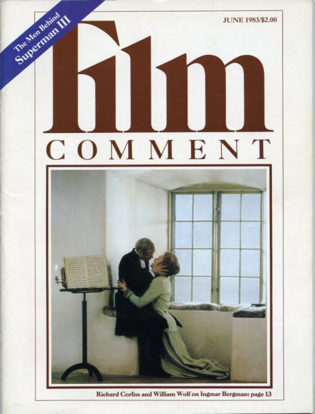 FILM COMMENT magazine side cover Issue 96 May/June 1983