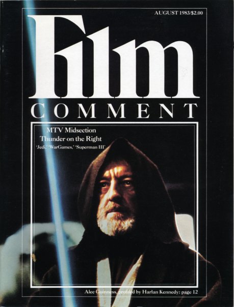 FILM COMMENT magazine side cover Issue 97 July/August 1983