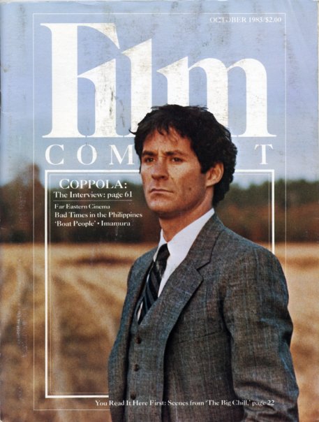 FILM COMMENT magazine side cover Issue 98 September/October 1983
