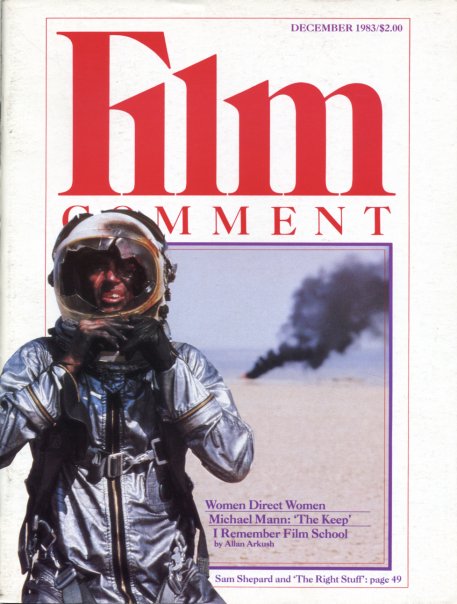 FILM COMMENT magazine side cover Issue 99 November/December 1983