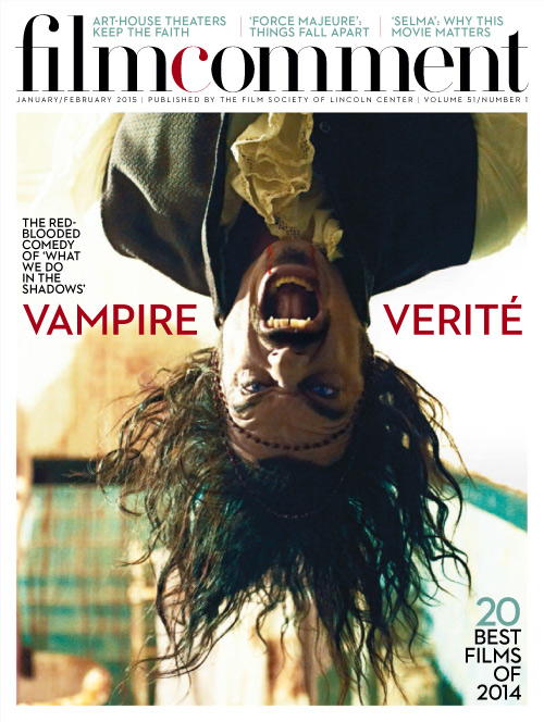 FILM COMMENT magazine side cover Issue 286 January/February 2015