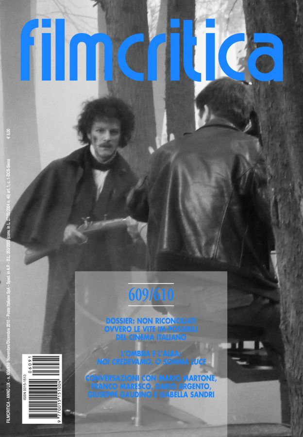 FILMCRITICA magazine side cover Issue 609-10 November-December 2010
