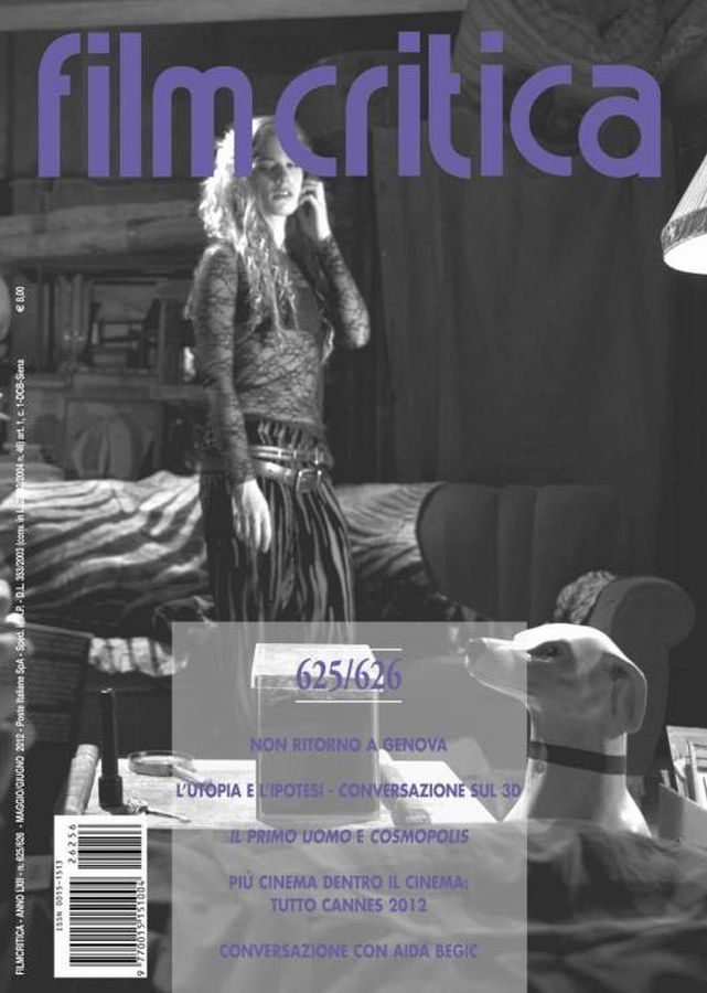 FILMCRITICA magazine side cover Issue 625-6 May-June 2012