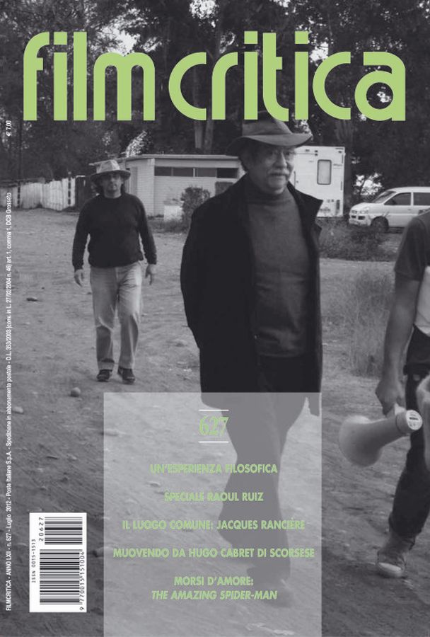 FILMCRITICA magazine side cover Issue 627 July 2012