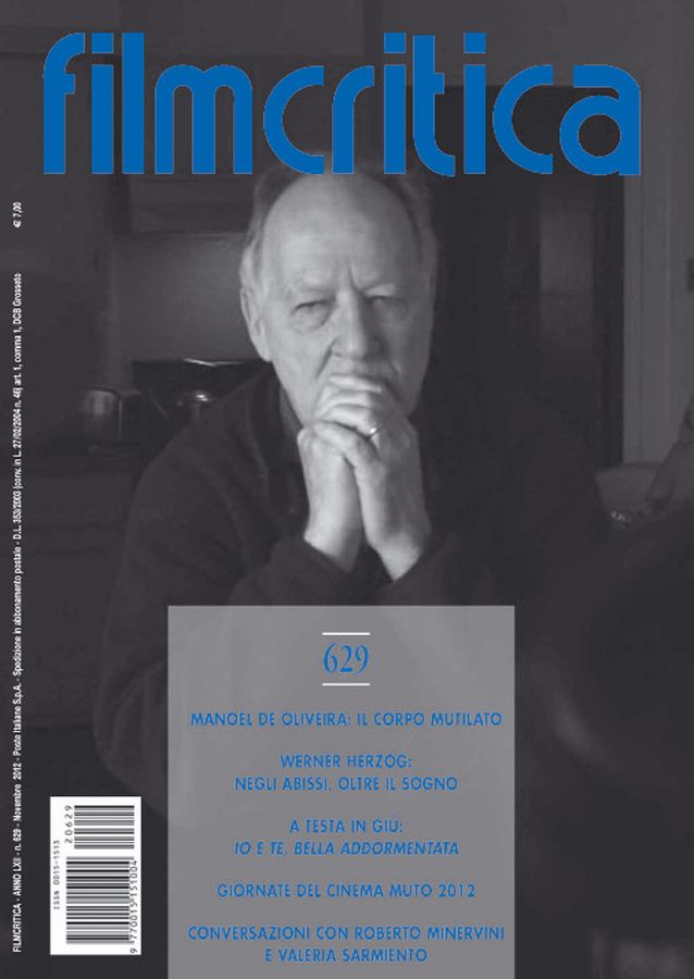 FILMCRITICA magazine side cover Issue 629 November 2012