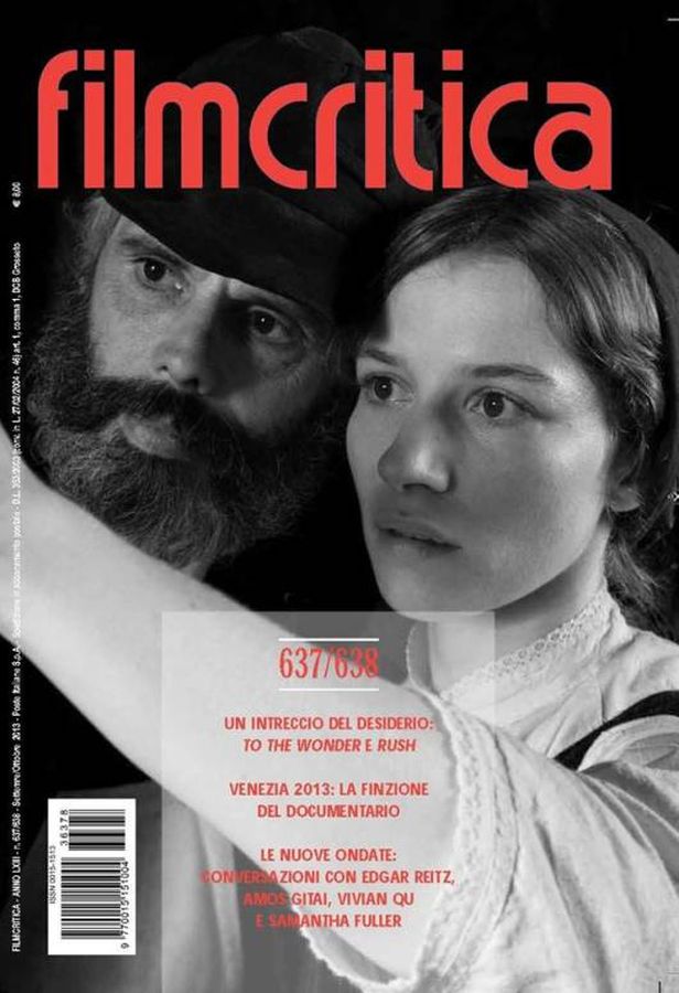 FILMCRITICA magazine side cover Issue 637-8 September-October 2013