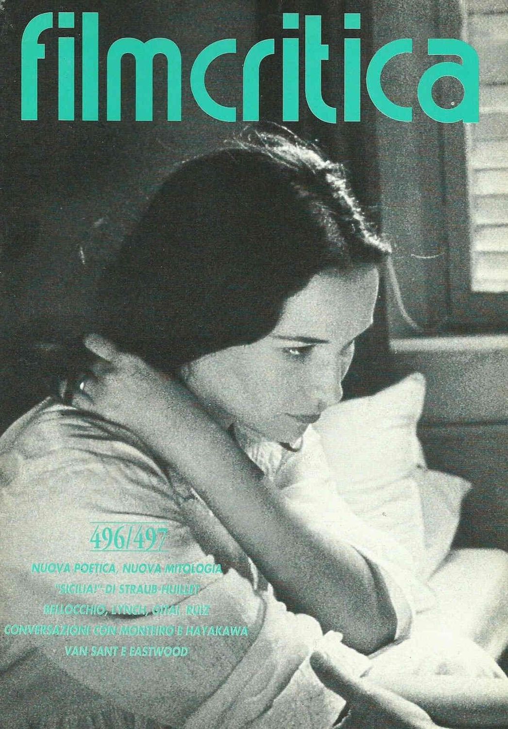 FILMCRITICA magazine side cover Issue 496/497  1999