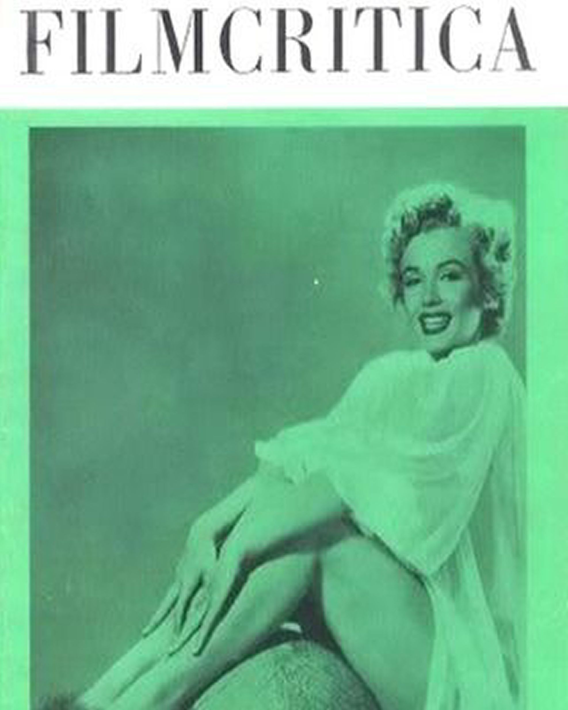 FILMCRITICA magazine side cover Issue 15  1952