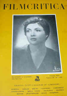 FILMCRITICA magazine side cover Issue 20 January 1953